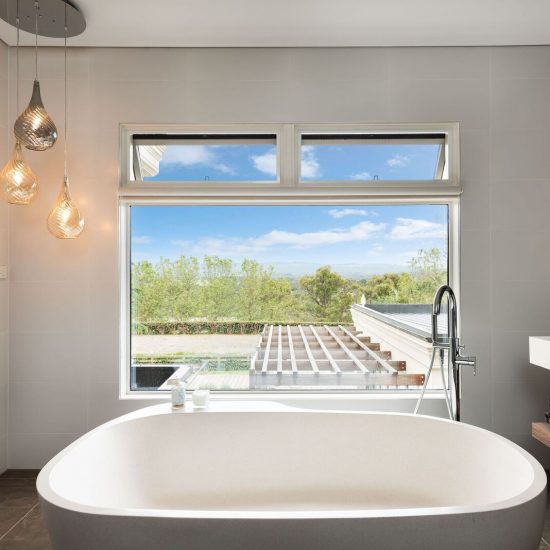 Apaiser bath, freestanding bath, pendant lighting, bathroom lighting, floor mounted tap